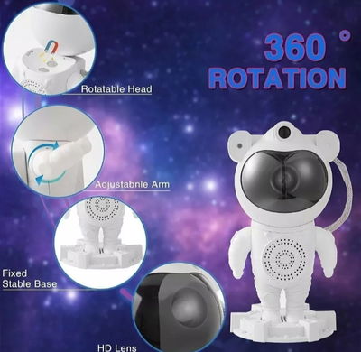 astronauta proyector parlante gde.