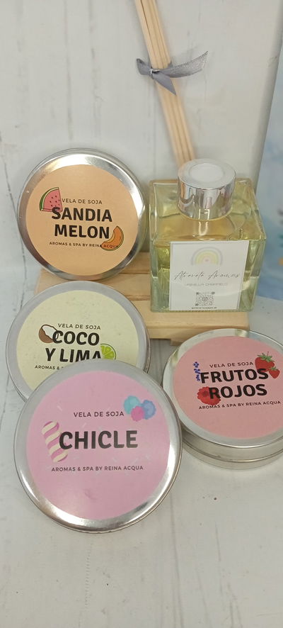 velas lata surtidas