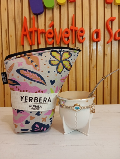 Yerbera estampada