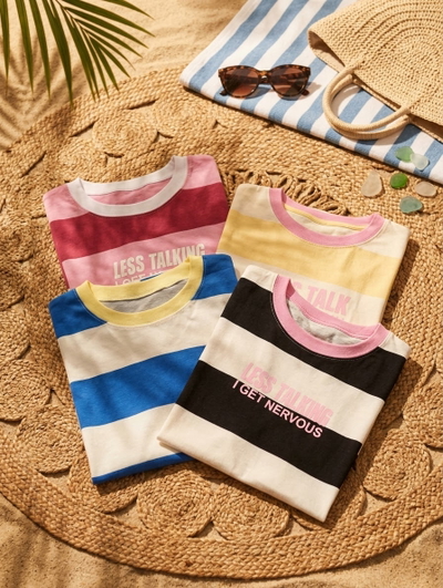 Remera rayada cami