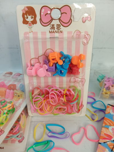 set pinza + colitas invisibles