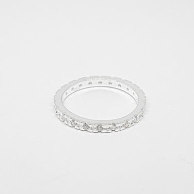 Anillo cubic brillo completo