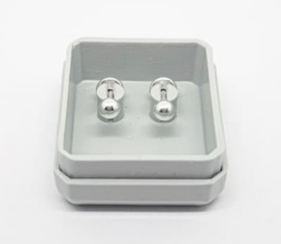 Aro bola plata