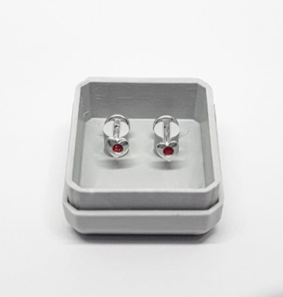 Aro abridor corazón cubic rojo ❤️