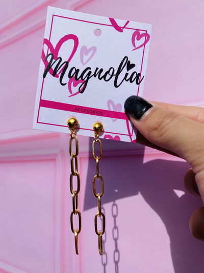 Aros cadena dorada ⛓️✨