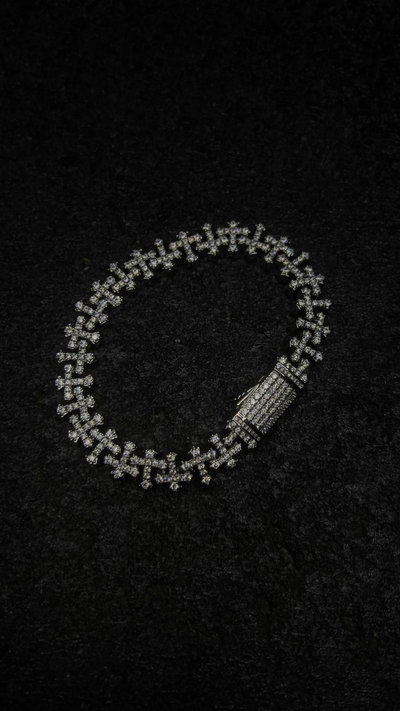 Pulsera 'FULL CROSSES'