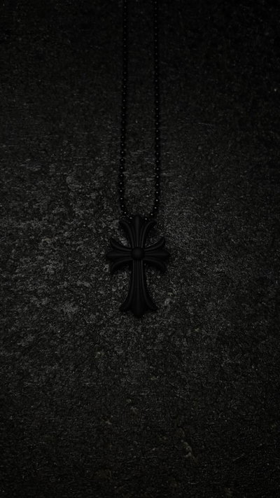 Collar Chrome Hearts de Silicona 'Negro'