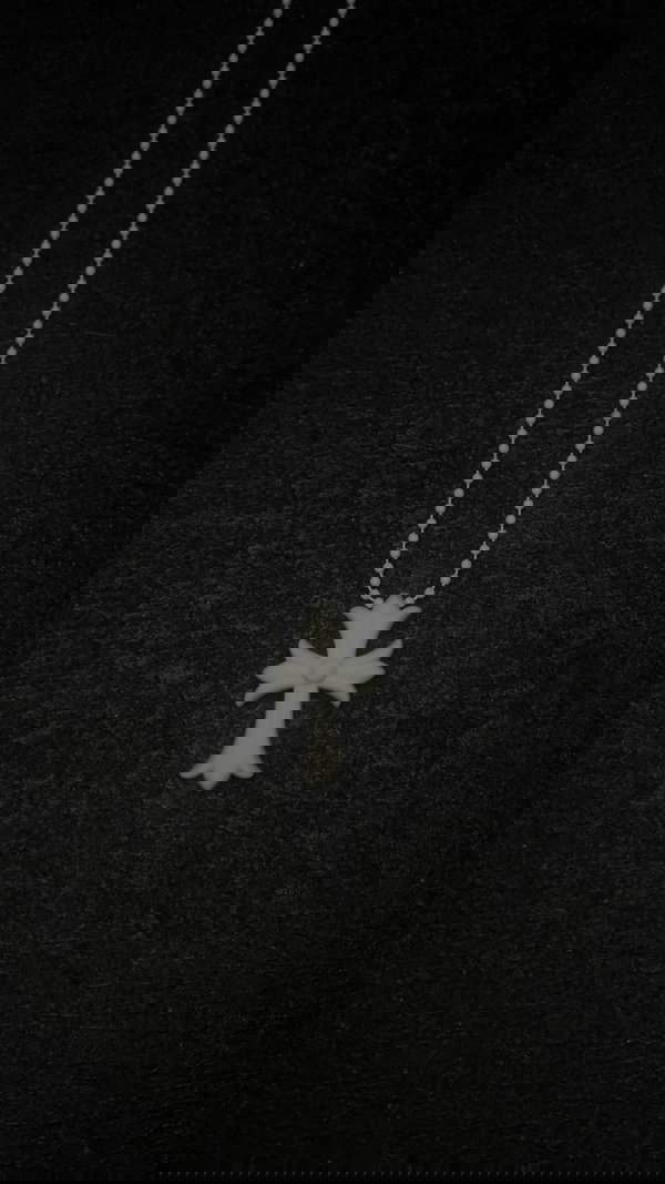 Collar Chrome Hearts de Silicona 'Blanco'