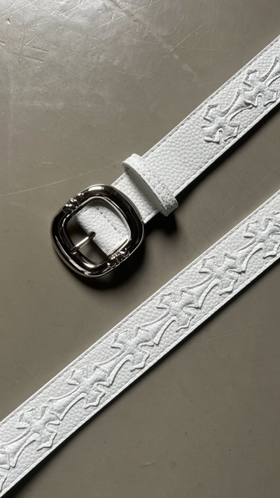 Cinturon Chrome Hearts Gunslinger Blanco
