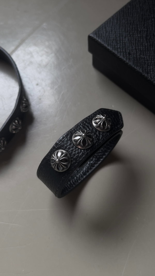 Pulsera de Ecocuero Chrome Hearts