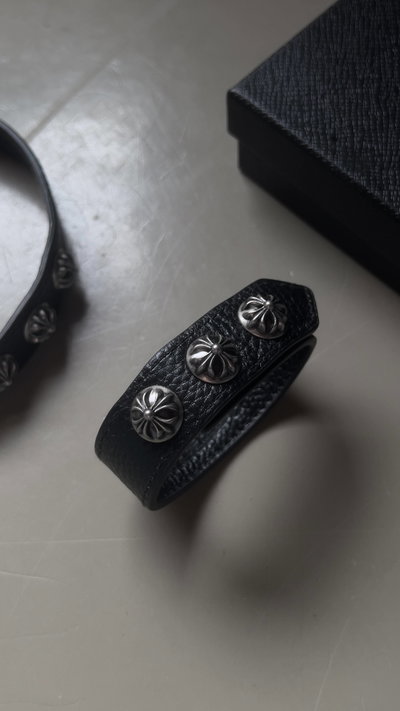 Pulsera de Ecocuero Chrome Hearts