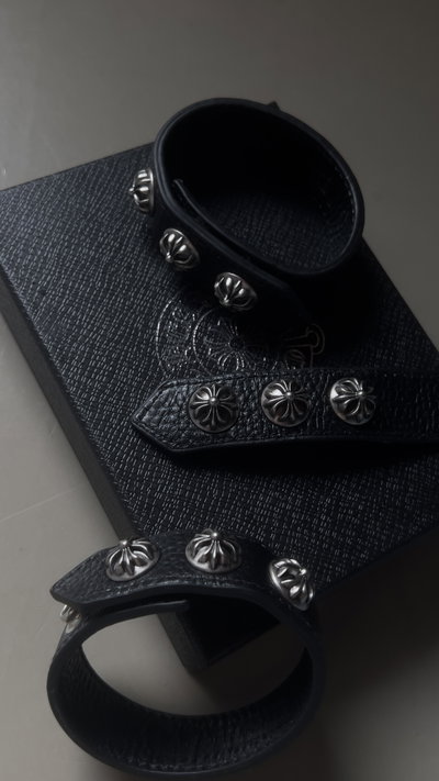 Pulsera de Ecocuero Chrome Hearts