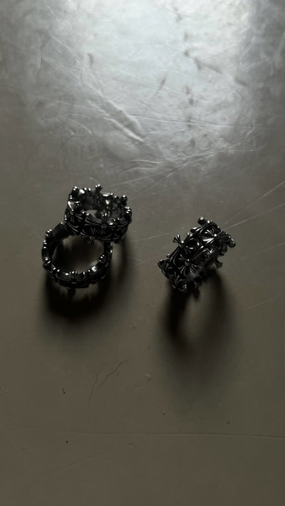Anillo Chrome Hearts 'Double Cross'
