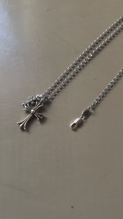 Collar Chrome Hearts 'Double Cross'