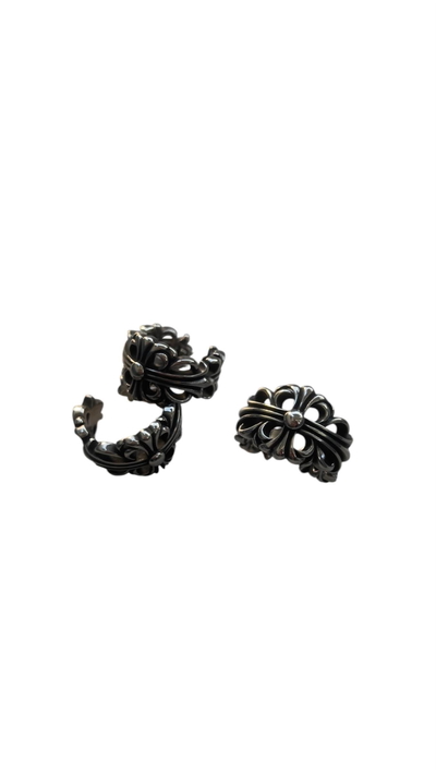 Anillo Chrome Hearts 'Double Floral'