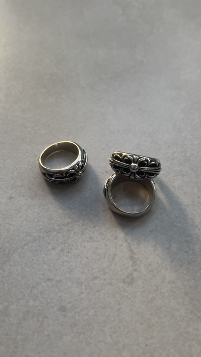 Anillo Chrome Hearts 'Floral'