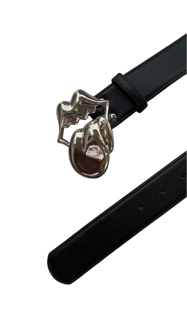 Cinturón Chrome Hearts 'Lip & Tongue'