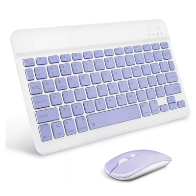 Kit Teclado Y Mouse Bluetooth - Combo Apto Notebook Celular Tablet