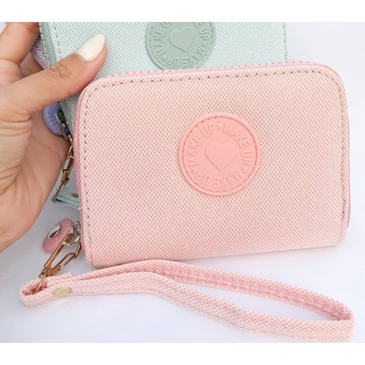 Monedero pink con glitter