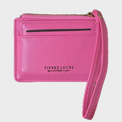 Tarjetero fucsia