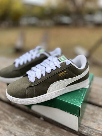 Puma suede XL verde IMPORTADO