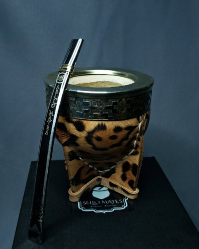 Mate Imperial Calabaza Animal Print