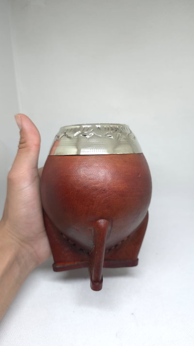 Mate Torpedo de Calabaza Virolón Uruguayo