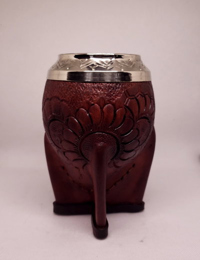 Mate Torpedo Calabaza Repujado Alpaca