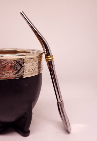 Bombilla Pico Loro con Anillos