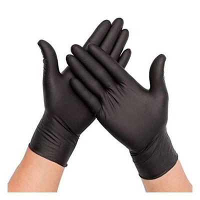 Guantes de nitrilo Negros talle M