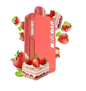 NikBar 10.000 puffs Strawberry Shortcake