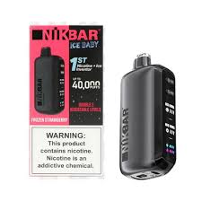 NikBar Ice Baby 40k Frozen Strawberry Ice