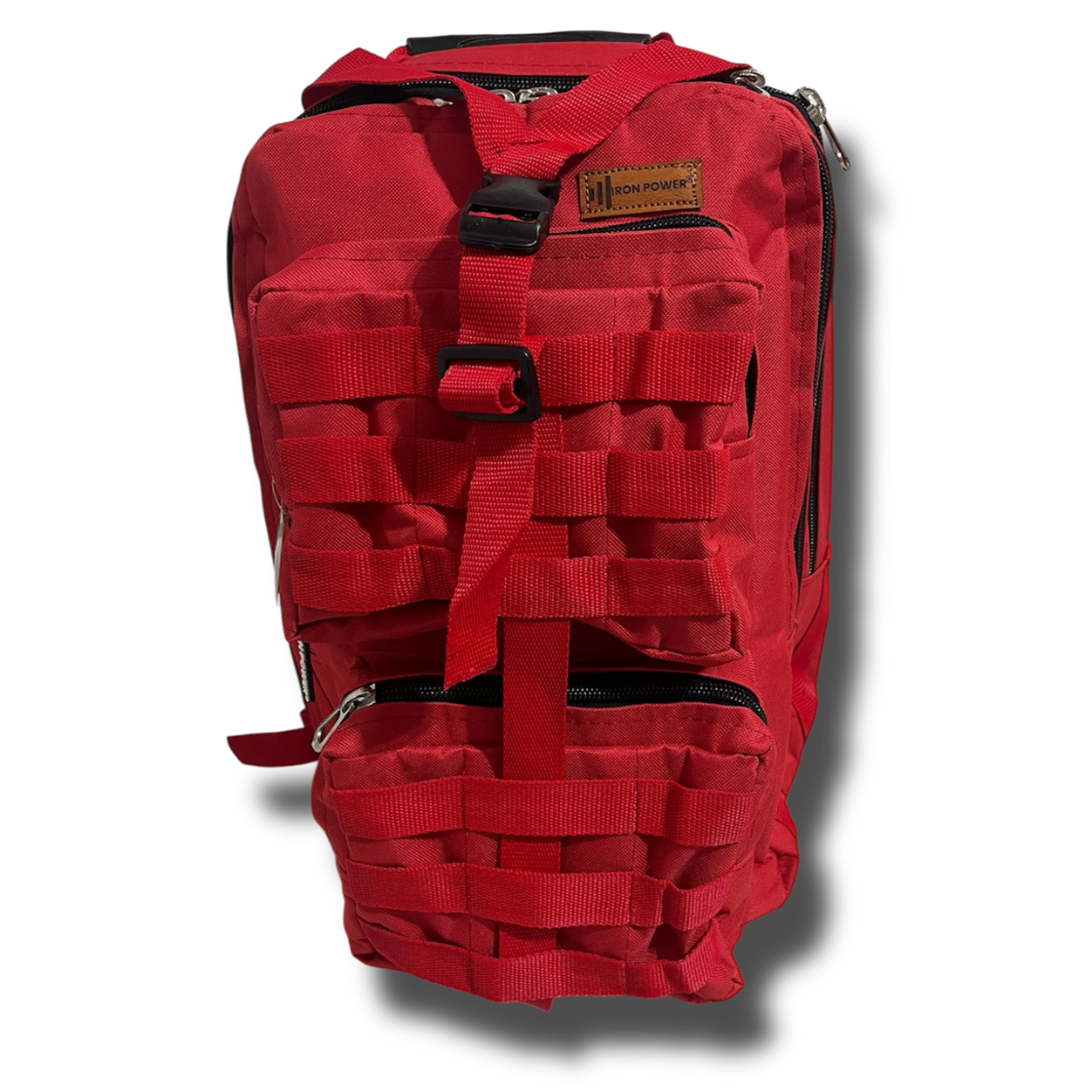 Mochila Táctica 45lts Lisa Roja IRON POWER®