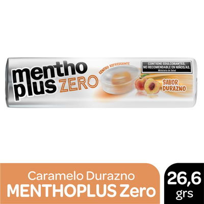 MenthoPlus Zero Durazno x26,6 grs
