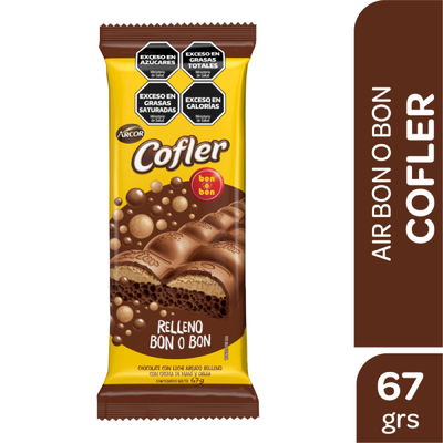 Chocolate Cofler Bon o Bon aireado x67 grs