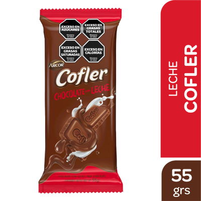 Chocolate Cofler leche x55 grs