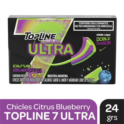 TopLine 7 Ultra Doble Sabor x24 grs