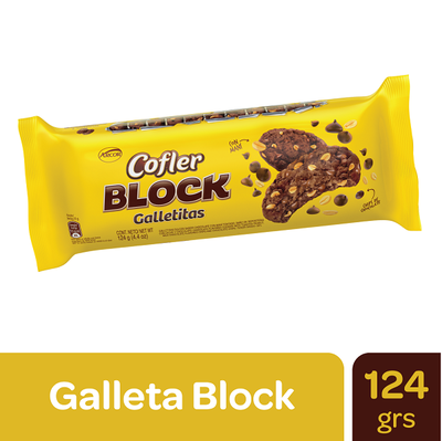 Galleta Cofler Block x124 grs