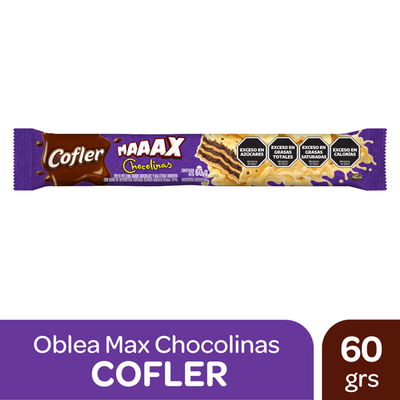 Oblea Cofler Chocolinas Max x60 grs