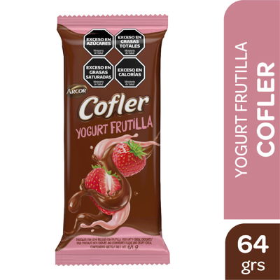 Chocolate Cofler Yogurt frutilla x64 grs