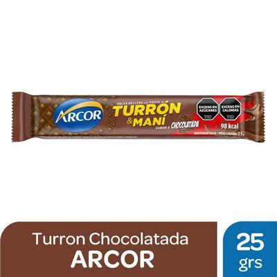 Turron Chocolatada Arcor x25 grs