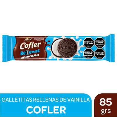Cofler rellenas Choco Creamy x85 grs