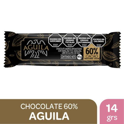 Barrita Aguila Extra Fino 60 % Cacao x14 grs