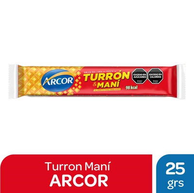Turrón Arcor x25 grs