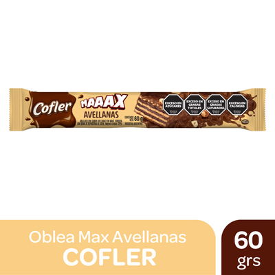 Oblea Cofler Avellanas Max x60 grs