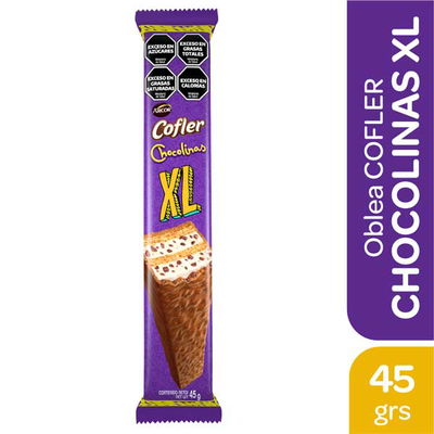Oblea Cofler Chocolina XL x45 grs