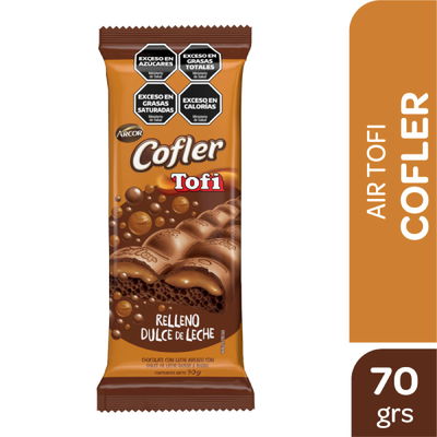 Chocolate Cofler Tofi aireado x70 grs