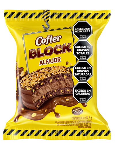 Alfajor Cofler BLock x40 grs