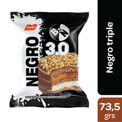 Alfajor B&N 3.0 negro x73 grs