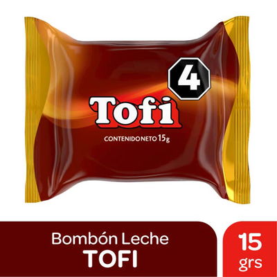 Bombon tofi leche x15 grs